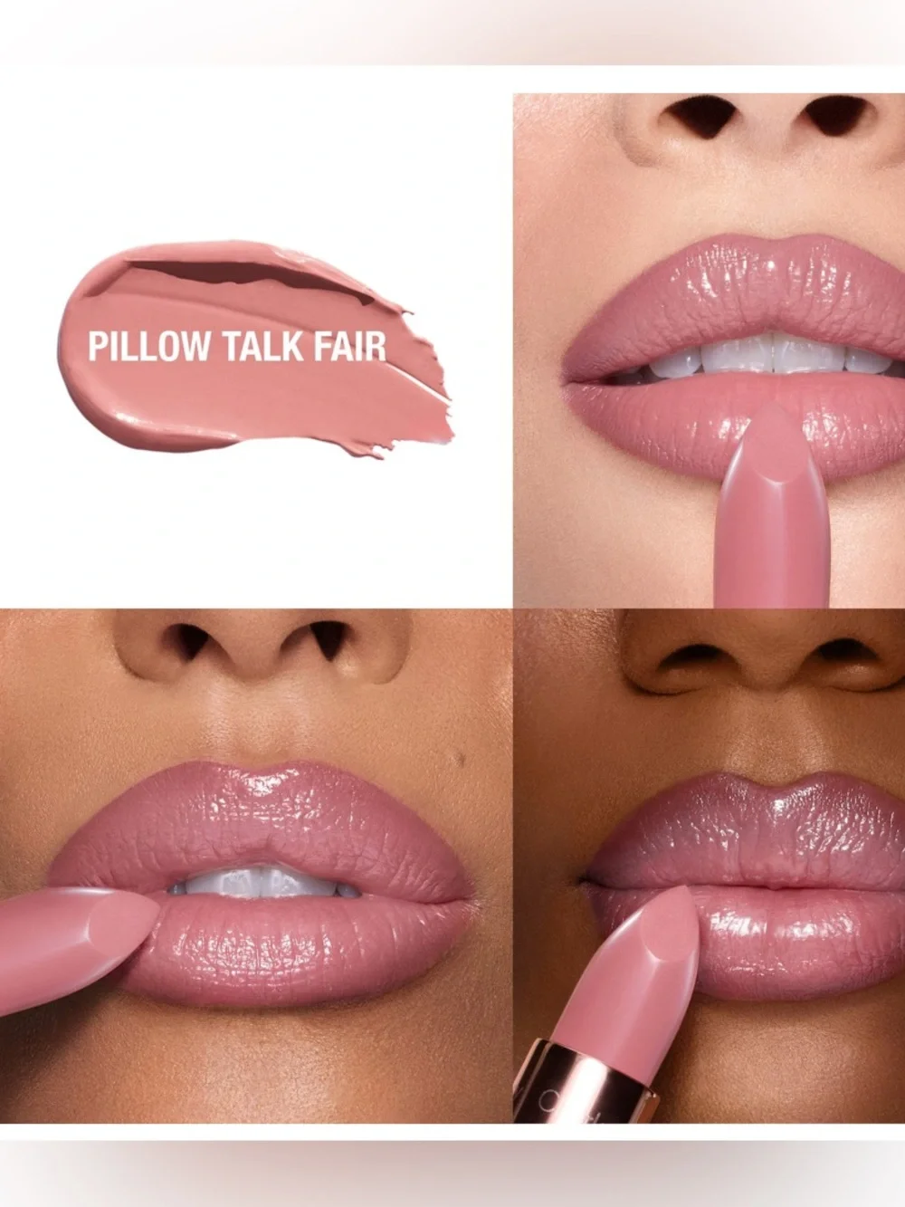 CHARLOTTE TILBURY Kissing Lipstick • Pillow Talk Fair • NWT Pristine Unused